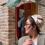 ژست هنری الناز شاکردوست در کافه+عکس