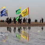 تصاویر آغاز پیاده روی زائران اربعین از مسیر «رأس‌البیشه»