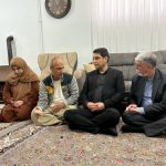 دیدار وزیر ارشاد با خانوادە ‌نوزادی که در جنگ ۱۲ روزه شهید شد