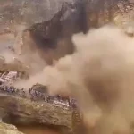 لحظه ریزش یک معدن در کنگو؛  ۸۰ نفر کشته شدند