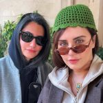 الناز شاکردوست و خواهرش در یک قاب