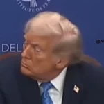 چرت زدن ترامپ در نشست توافق صلح کنگو و رواندا